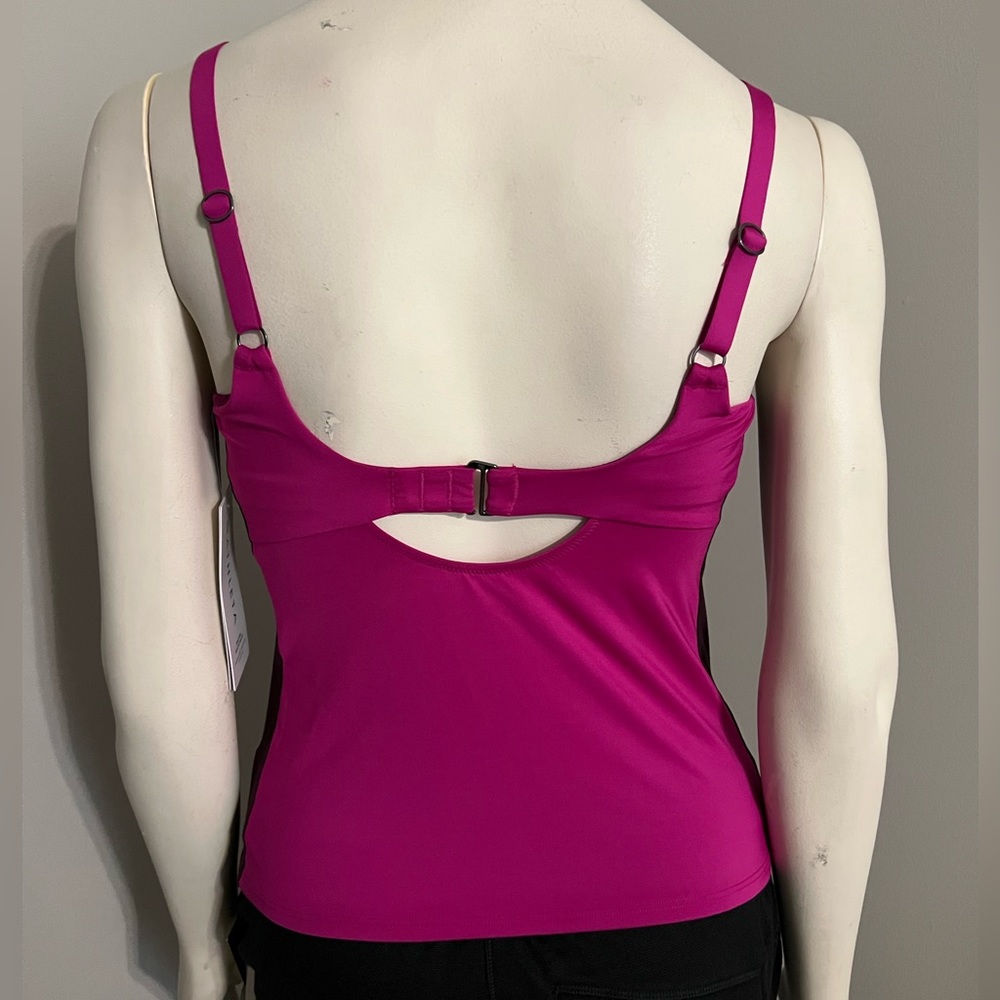 Athleta Coastline Bra Cup UPF Quick Dry Pink Adjustable Strap NWT Tankini - Picture 4 of 8